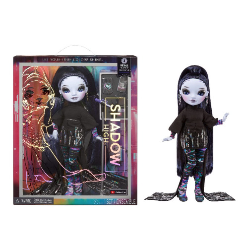 Rainbow High Shadow High Reina Glitch Crowne- Purple Fashion Doll. Fashionable Outfit & 10+ Colorful Play Accessories. Great Gift for Kids 4-12 Years Old & Collectors