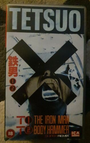 TETSUO 1 & 2 The Iron Man & Body Hammer Japanese VHS