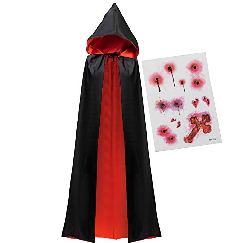 Reversible Hooded Cape Cloak
