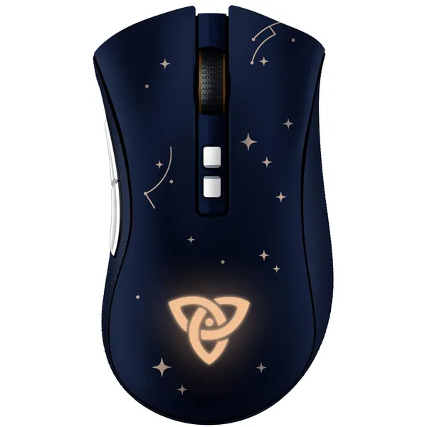 Razer DeathAdder V2 Pro Wireless Gaming Mouse: 20K DPI Optical Sensor - 3X Faster Than Mechanical Optical Switch - Chroma RGB Lighting - 70 Hr Battery Life - Ergonomic 88g - Genshin Impact Edition - Genshin Impact