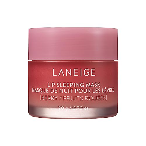 LANEIGE Lip Sleeping Mask: Nourish & Hydrate with Vitamin C, Antioxidants, 0.7 oz. - Berry