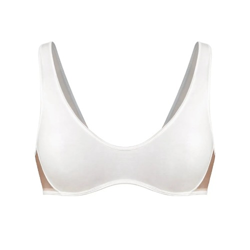 Core Scoop Neck Bralette Crystal - 3X / Crystal