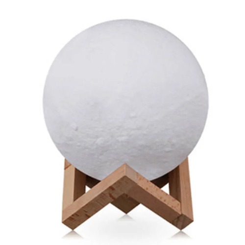 Moon 800Ml Cool Mist Humidifiers Aroma Oil Diffuser - USB / White Color( No Battery)
