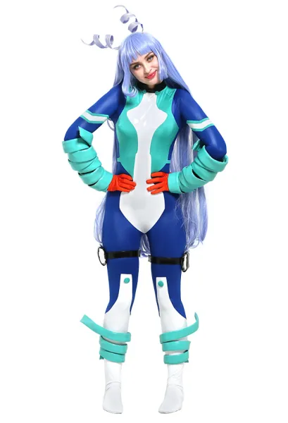 My Hero Academia Nejire Hado Hero Costume Jumpsuit Cosplay Costume Fullset