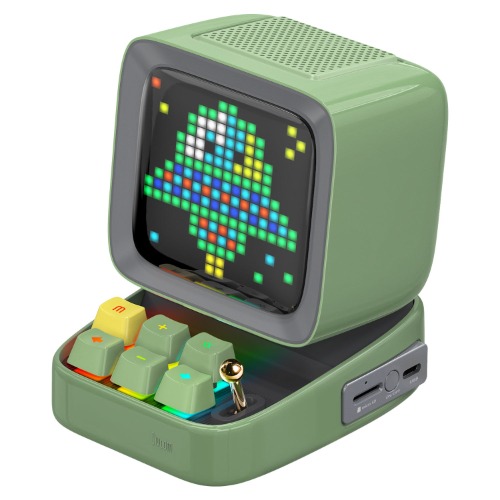 Divoom Ditoo Plus |Retro Pixel Art Game Bluetooth Speaker | green / Europe