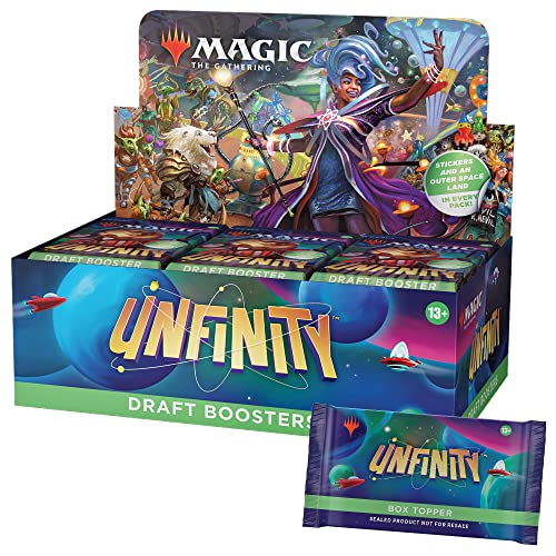 Magic the Gathering Unfinity-Draft Display, 36 Booster & Box-Topper (Englische Version) - Draft-Booster-Display
