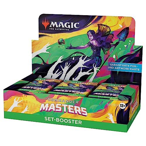 Magic: The Gathering Commander Masters Set-Booster-Display, 24 Booster (360 Magic-Karten - Deutsche Version) - Set-Booster-Display