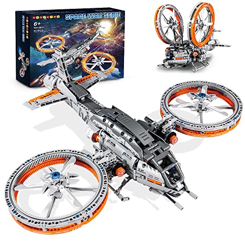 HOGOKIDS Technik Star Raumschiffe Wars Bauspielzeug - 817 Teiligen Starfighter Flugzeug, Sternenzerstörer Modell, Geburtstags Erwachsene Kinder Jungen im Alter von 6 7 8 9 10+