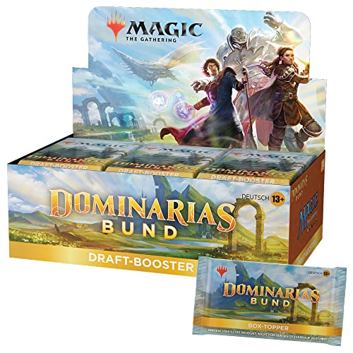 Magic: The Gathering Dominarias Bund Draft-Booster-Display, 36 Booster & Box-Topper-Karte (Deutsche Version) - Draft-Booster-Display