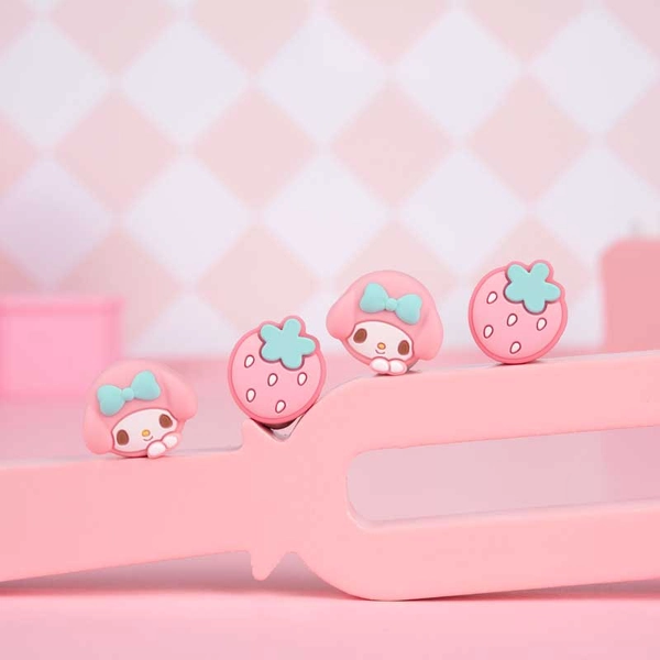 Sanrio Official Licensed Switch Thumb Grip Caps Cinnamoroll Kuromi My Melody Pochacco - B