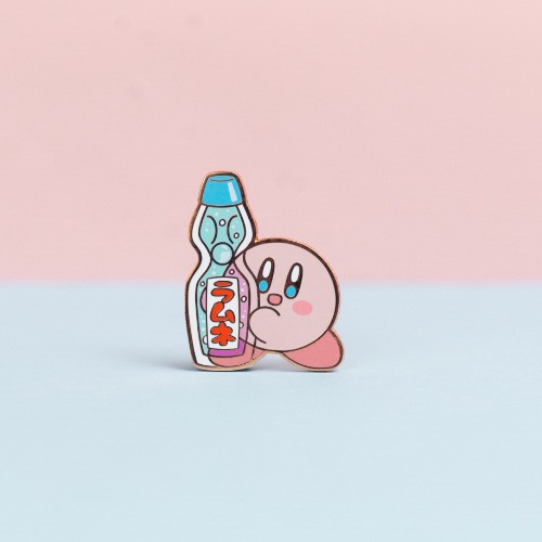 Ramune Soda Poyo Hard Enamel Pin - [A Grade] / Locking Clasp