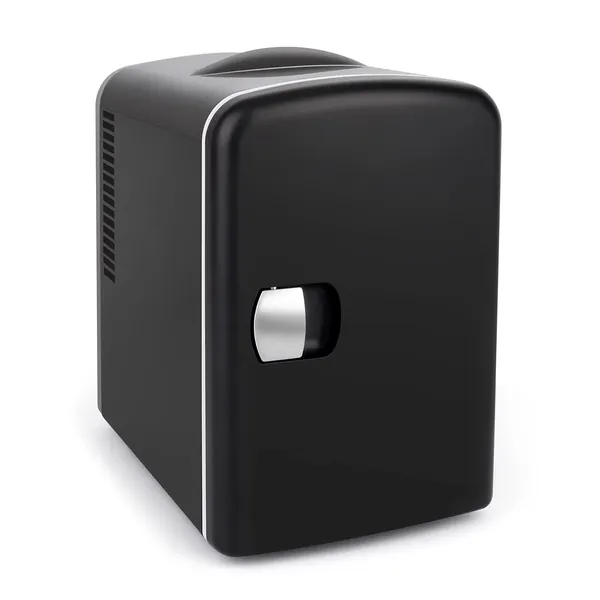 Living Enrichment Mini Fridge 4 Liter/6 Can Skincare Fridge, AC 120V DC 12V Portable Small Refrigerator Cooler and Warmer for Skincare, Foods, Medications, Bedroom, Travel and Car - Black - Black Refrigerator