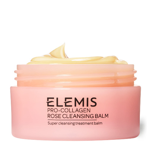 ELEMIS Pro-Collagen Rose Cleansing Balm, 3-in-1 Deep Cleansing Milk Enriched with English Rose Oleo Extract, Gentle Facial Cleanser with Essential Oils, Suitable for Sensitive Skin, 50g