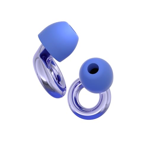 Loop Experience Equinox Earplugs – High-Fidelity Reusable Earplugs | Colourful Hearing Protection | for Music & Events, Focus & Noise Sensitivity | Customizable Fit | 18 dB (SNR) Noise Reduction - Experience Sapphire