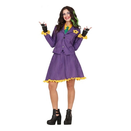 Crazy Joker Damekostume