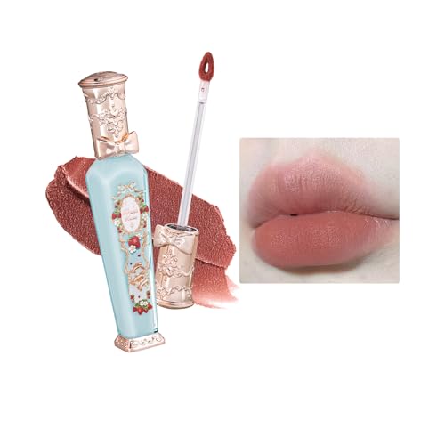 Flower Knows Strawberry Rococo Cloud Lip Cream Matte Liquid Lipstick-Long Lasting&Highly Pigmented Lip Stain -Velvety Waterproof Lip Makeup for Girls&Women-0.12 Fl Oz,1 Count(S03 Caffe Mocha) - 0.12 Fl Oz (Pack of 1) - S03 Caffe Mocha