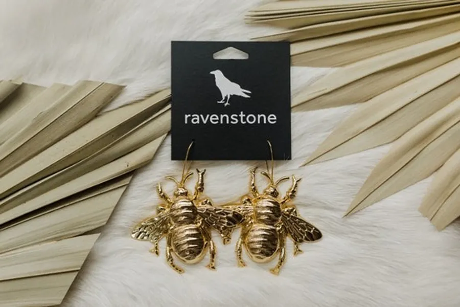 The Big F'ing Bee Earrings  Ravenstone  Nickel-free | Etsy