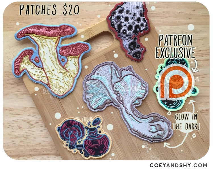 Coey: Mushrooms (Patches)