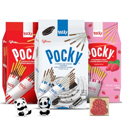 Pocky Sticks - Variety Pack of 3