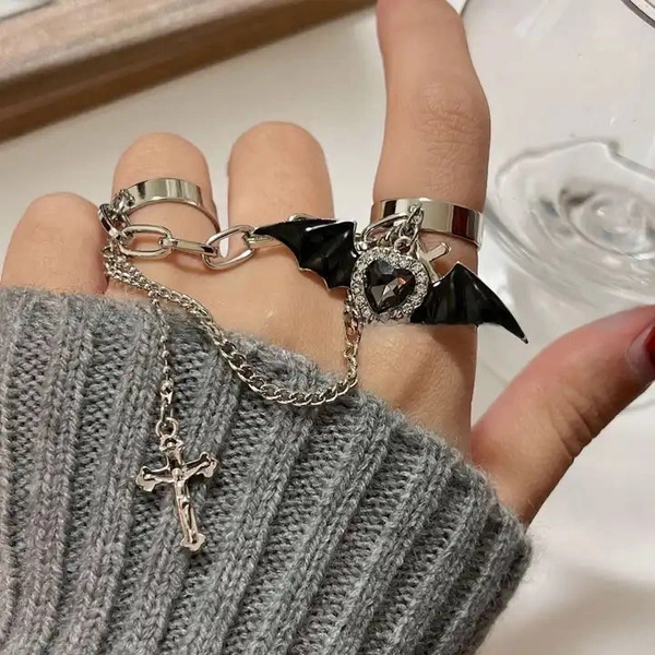 Black Sweet Royal Cross Jewel