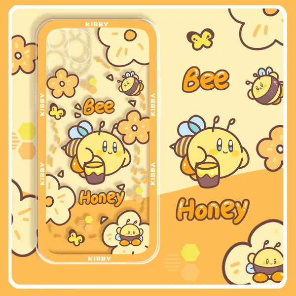 Bee Kirby Phone Case Kawaii Kirby Merch Samsung OnePlus Cases