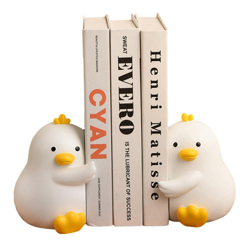 cute duck book ends