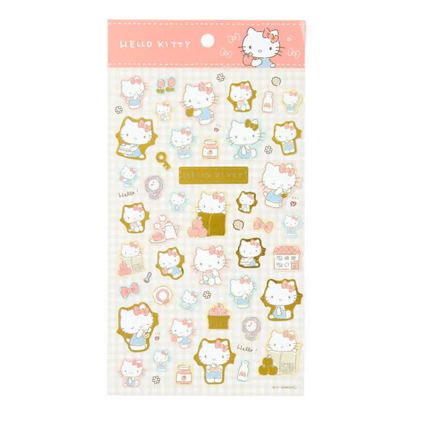 Hello Kitty Gold Accent Sticker Sheet