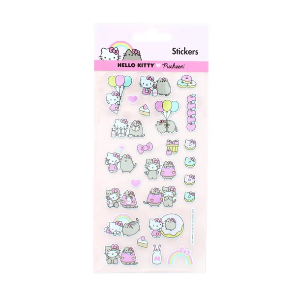 Hello Kitty x Pusheen Puffy Sticker Sheet