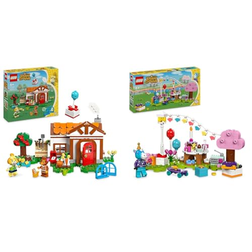LEGO Animal Crossing Besuch von Melinda, kreatives Spielzeug für Kinder & Animal Crossing Jimmys Geburtstagsparty, kreatives Spielzeug für Kinder - Spielzeug + Jimmys Geburtstagsparty
