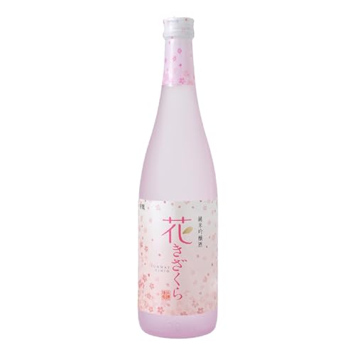 Kizakura "Hana Kizakura" – Leichter, süßer Junmai Ginjo Sake – Original japanischer Sake – 12 % Alkoholgehalt – 1 x 720 ml