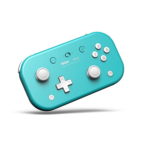 8BitDo Lite 2 Bluetooth Gamepad for Switch, Switch Lite, Android and Raspberry Pi (Turquoise) - Turquoise