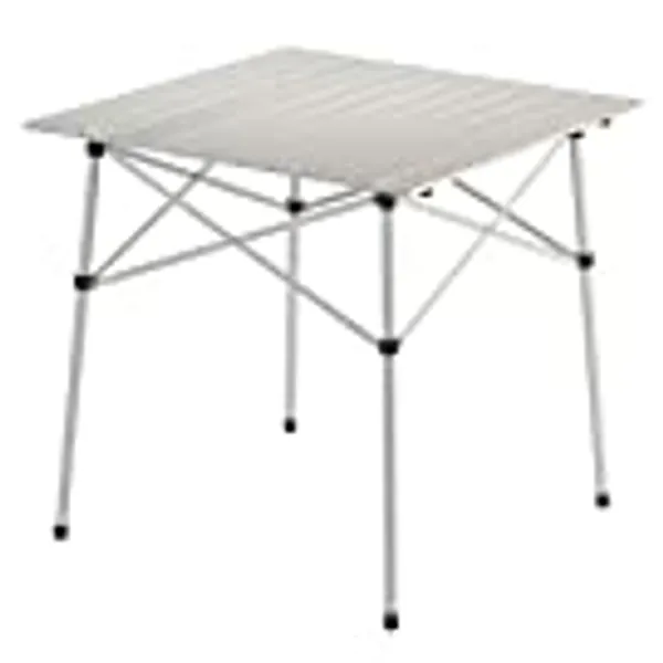 Coleman Outdoor Folding Table | Ultra Compact Aluminum Camping Table, White
