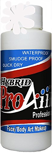 Face Painting Makeup – ProAiir Waterproof Makeup - 4.2 oz (120ml) White - Sky Blue