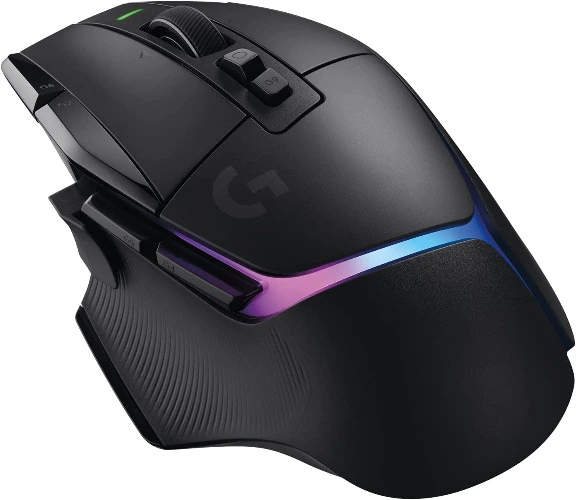 Amazon.com: Logitech G502 X PLUS LIGHTSPEED Wireless - Optical mouse with LIGHTFORCE hybrid switches, LIGHTSYNC RGB, HERO 25K gaming sensor, compatible with PC - macOS/Windows - Black : Video Games