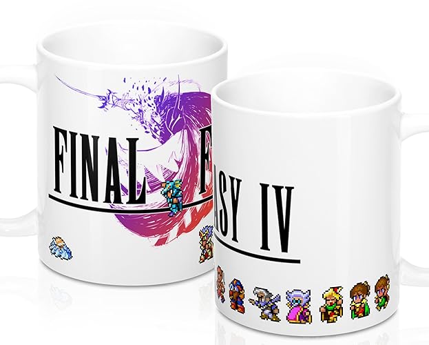 Final Fantasy 4 Mug - FF4 Mug - FFIV Mug