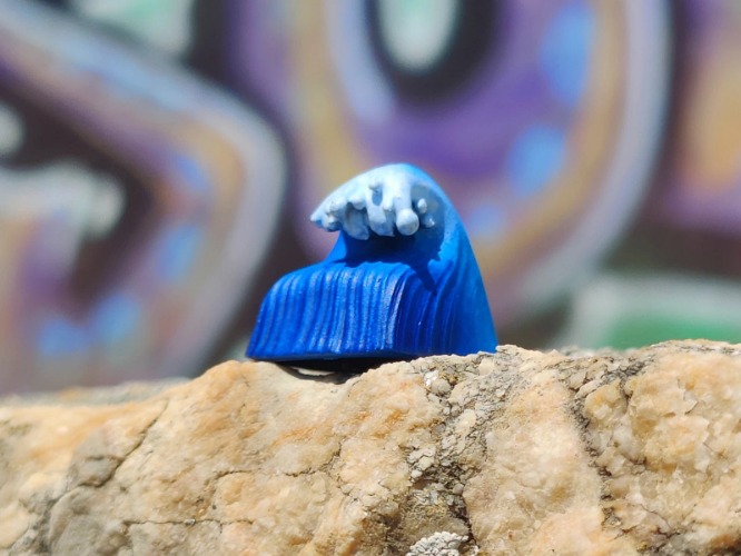 Ocean Wave Artisan Keycap