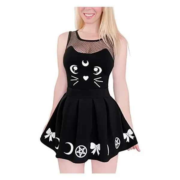 
                            Littleforbig Cotton Romper Onesie Pajamas Bodysuit - Luna Onesie Skirt Set
                        