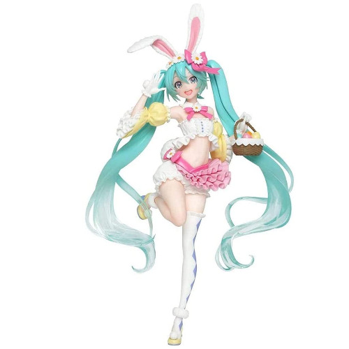 ZEwe Hatsune Miku Figure 2nd Season Spring ver. Easter Pink PVC Figur Geschenk - 