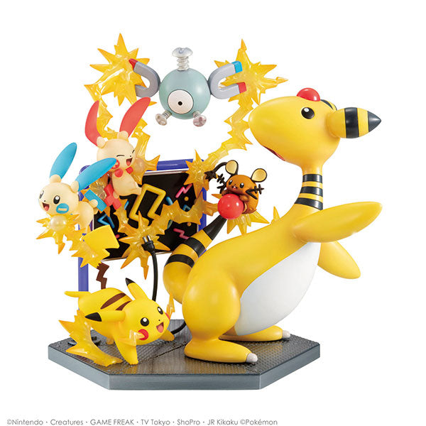 Pocket Monsters - Coil - Dedenne - Denryuu - Minun - Pikachu - Plusle - G.E.M. EX - Electric Power! (MegaHouse) - Pre Owned