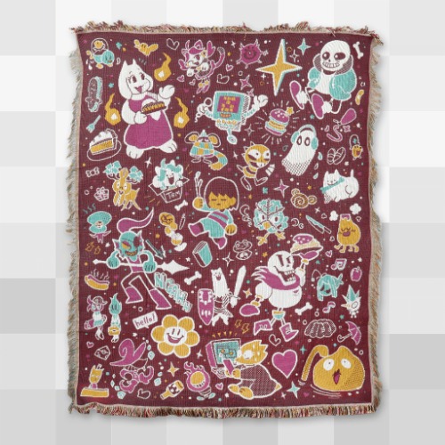 UNDERTALE - Friends and Foes Throw Blanket - Fangamer