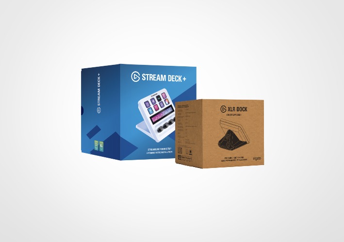 Stream Deck + White and XLR Dock Bundle