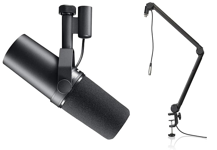 Shure SM7B + Gator 3000 Boom Arm