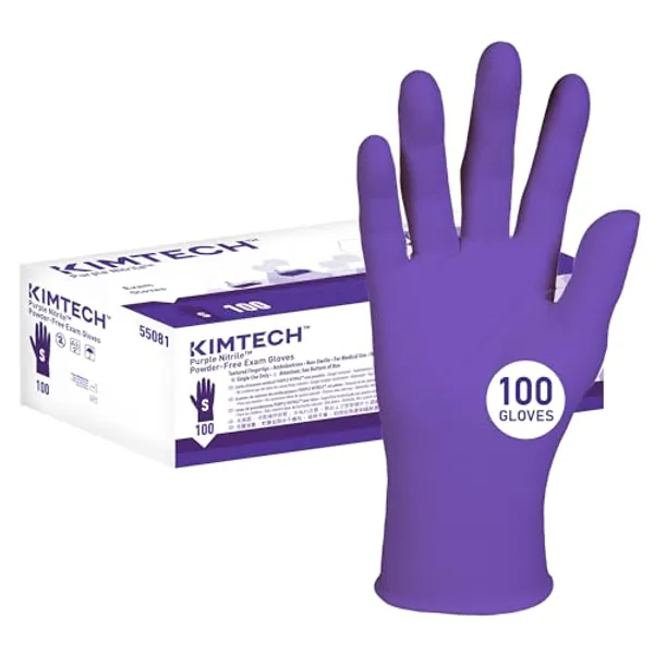 Kimberly-Clark® Safeskin Purple Nitrile Exam Gloves, Small, Purple, Box Of 100