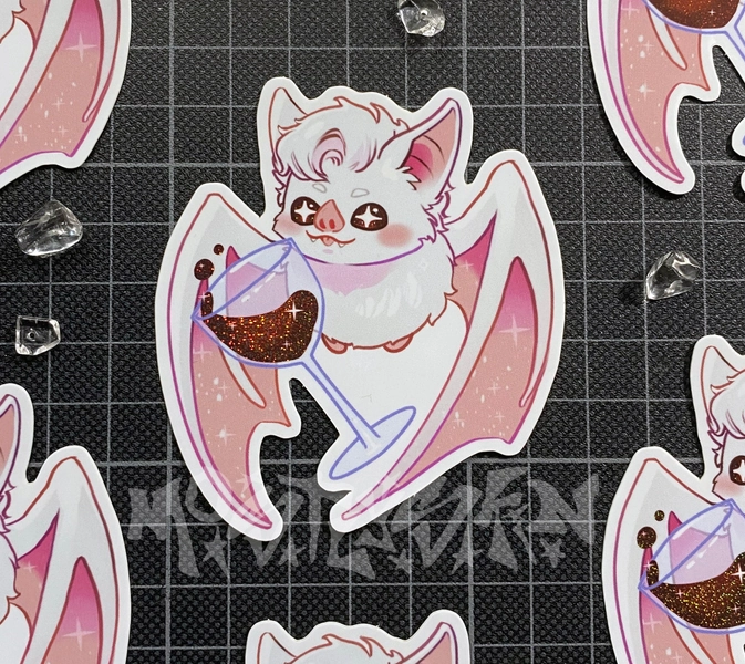 Batstarion Baldur's Gate 3 Glitter Sticker
