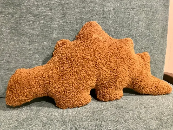 Dino Chicken Nugget Pillow