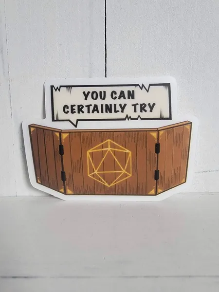 Favorite DM Sayings (4 Variations) DND - Clear Sticker