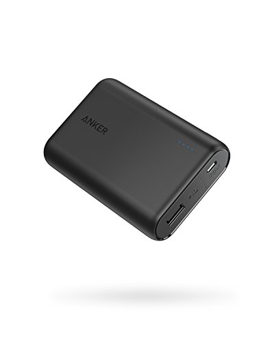 Anker PowerCore 10000 Portable Charger, 10,000mAh Power Bank, Ultra-Compact Battery Pack, Phone Charger for iPhone 15/15 Plus/15 Pro/15 Pro Max, Samsung and More - Black