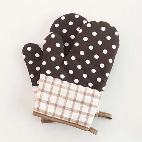 Patterned Oven Glove - Chocolate Cake