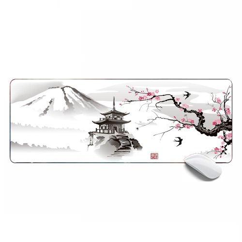 Pretty Gaming Mouse Pad Japanese Art Painting 