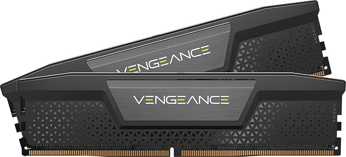 CORSAIR VENGEANCE DDR5 RAM 64GB (2x32GB) 5200MHz CL40-40-40-77 1.25V Intel XMP Desktop Computer Memory - Black (CMK64GX5M2B5200C40) - 64GB (2x32GB) - Black